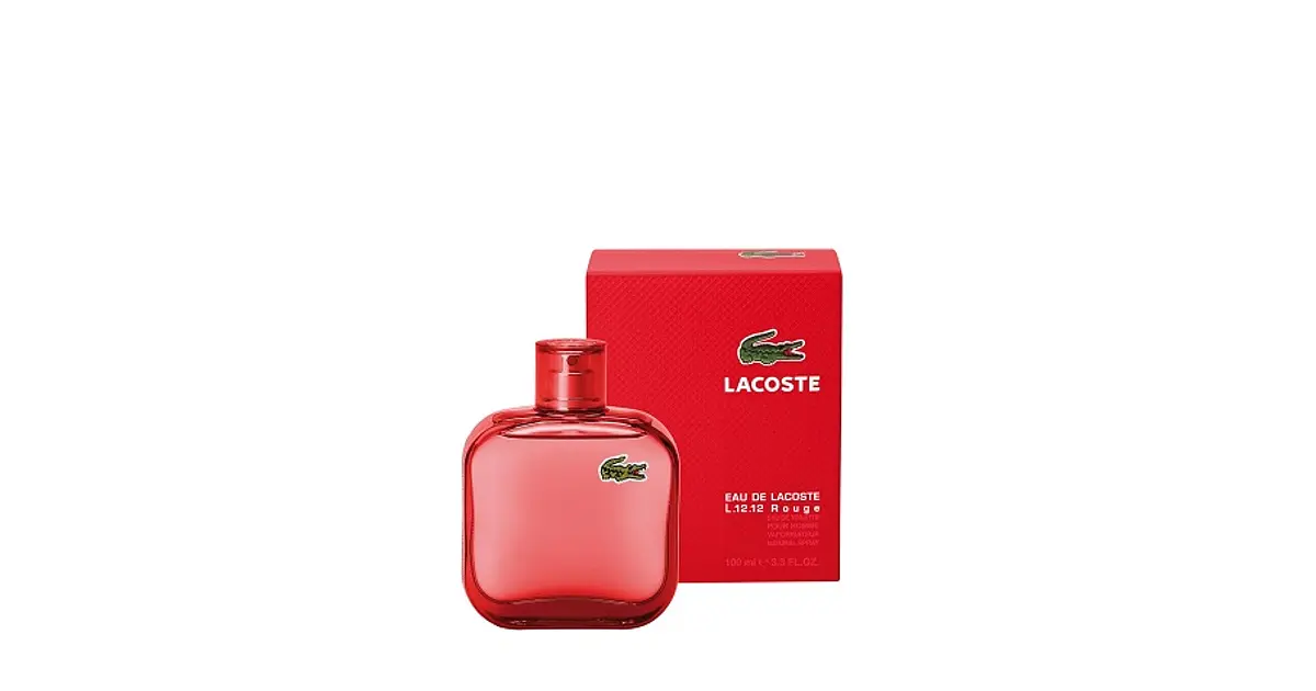 Lacoste L.12.12 Rouge (Rojo) 100ml Para Hombre